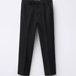 Zara Pants Womens Black Dress Bottom Trousers Work Formal size M great condition